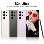 High Quality Original S24 Ultra Phone 7.3 Inch HD Screen Dual SIM Android 13 5G 16GB+1TB 108MP Rear Camera Spanish Operating