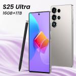 2025 Ultra 5G Smartphone S25 Android 7.3 Inch HD Screen 108MP Rear Camera 16+1TB Gaming Phone Deca Core CPU Hot Sale Spanish