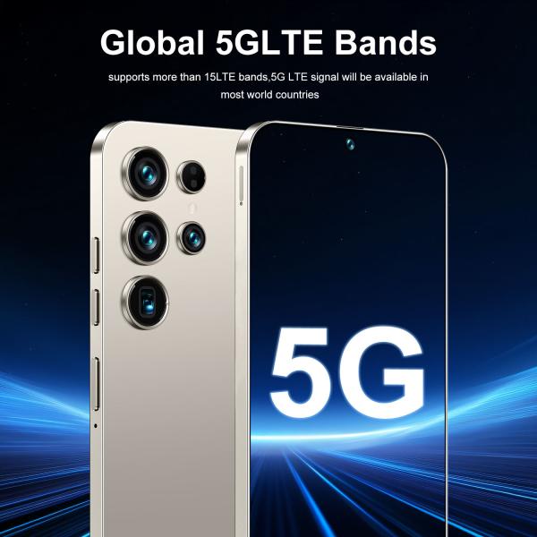 Hot Sale Original S25 5G Unlocked Android 14 Smartphone Decacore CPU HD Screen Spanish 16GB+1TB Memory Wholesale Price