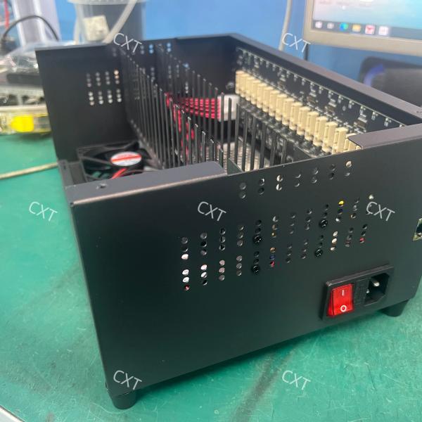 20 Ports Box Phone Farm USB Hub Android Motherboard Control Box OTG Batch Synchronization Control Unified Management Smartphones