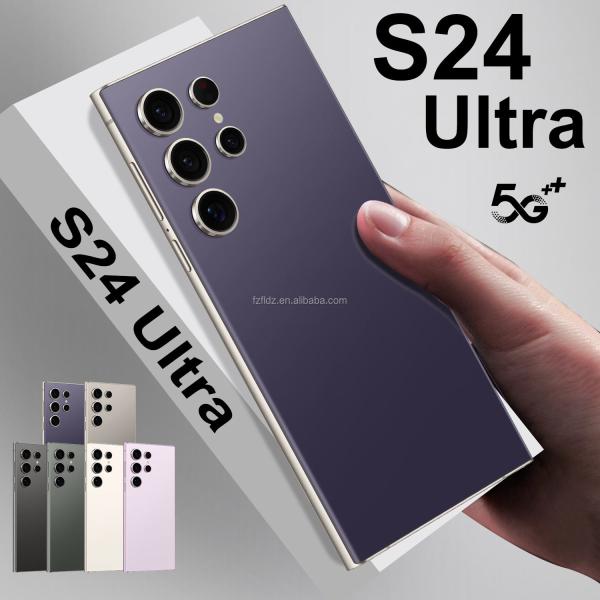 High Quality Original S24 Ultra Phone 7.3 Inch HD Screen Dual SIM Android 13 5G 16GB+1TB 108MP Rear Camera Spanish Operating