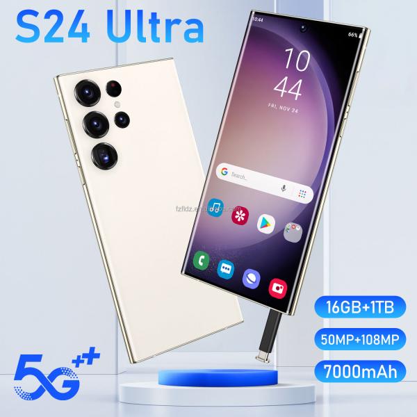 Original 7.3 Inch S24 Ultra 5G Android 13 Smartphone 16GB+1TB HD Screen Resolution Dual SIM Gaming Mobilephone 3G4G5G Cellphone