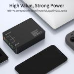 2022 Hot Sale 5 Ports QC3.0+PD Fast Charging Dock Station Charger Stand QC3.0 Fast Phone Charger for Mobile Phone