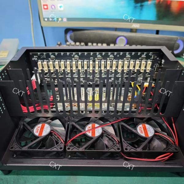 20 Ports Box Phone Farm USB Hub Android Motherboard Control Box OTG Batch Synchronization Control Unified Management Smartphones