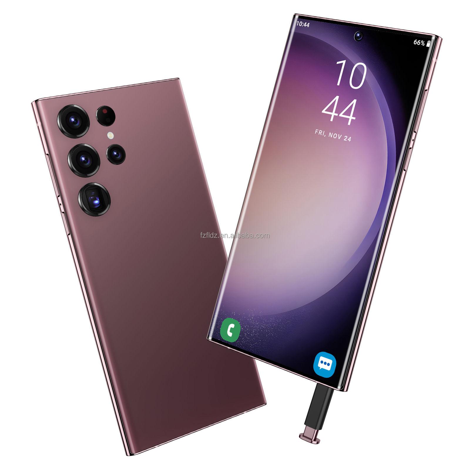 Original 7.3 Inch S24 Ultra 5G Android 13 Smartphone 16GB+1TB HD Screen Resolution Dual SIM Gaming Mobilephone 3G4G5G Cellphone