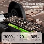 Dabai Wet Dry Car Vacuum Cleaner Small Handheld Strong USB Wireless Charging Dual-Use Suction Blowing for Household Car Use