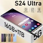 Global Version S24 Ultra High Quality 5G Android14 Smartphone 7.3inch HD Screen 16GB+1TB Face Unlock Mobile Phone