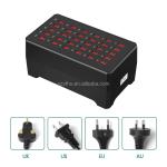 150W 30 Ports Multi USB Charger Multiple Devices Docking Station USB Charging Station 5V/2A Classroom for iPad Cell Phones