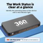 Factory New 360W High Power PD Charger15 Ports Multi USB Charger for USB Fast Phone Charger Station Quick Charge Dock UK/EU/US