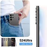 High Quality New S24 Ultra Android 14 5G Unlocked Cell Phone 7.3 Inch HD LED 16GB+1TB Dual Sim Hot Sale 4G/5G Smart Mobile Phone