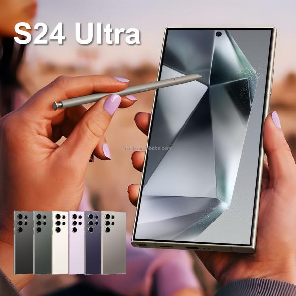 High Quality Original S24 Ultra Phone 7.3 Inch HD Screen Dual SIM Android 13 5G 16GB+1TB 108MP Rear Camera Spanish Operating